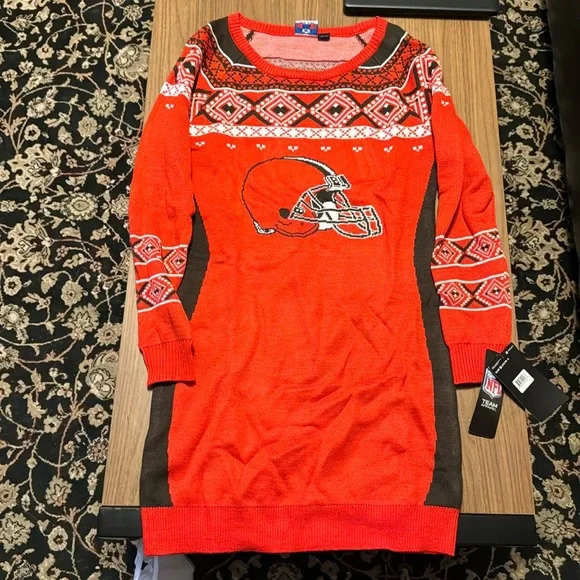 cleveland browns dress for women Rework Cleveland Browns NFL Lace Dress